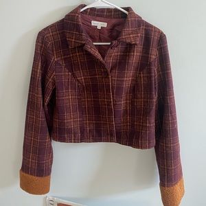Forever 21 Plaid cropped Jacket